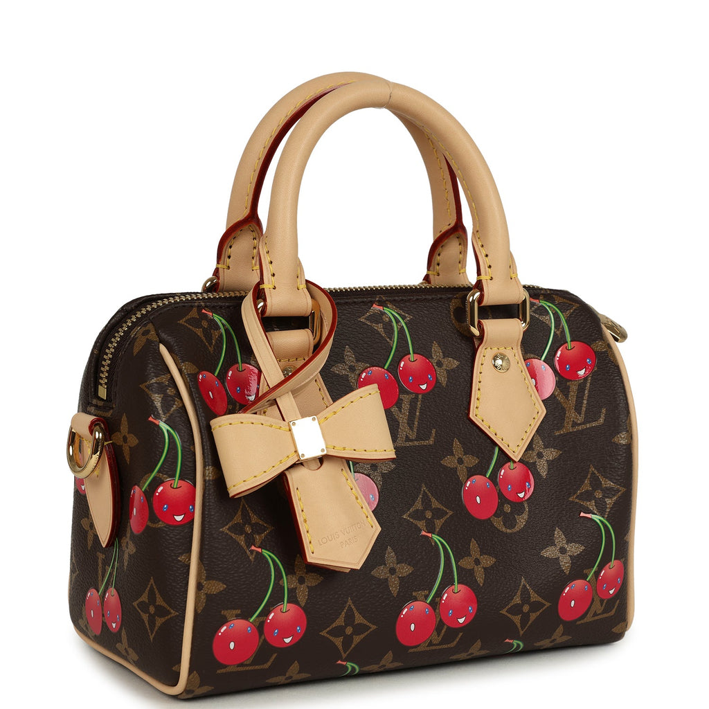 Louis Vuitton X Takashi Murakami Cerises Speedy Bandouliere 20 Bag Bro