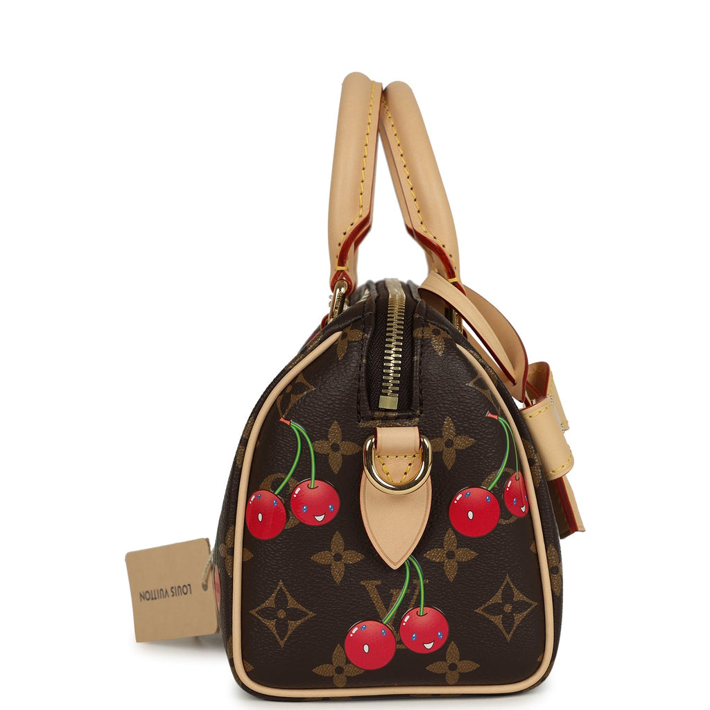 Louis Vuitton X Takashi Murakami Cerises Speedy Bandouliere 20 Bag Bro