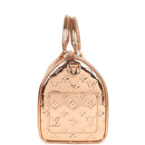 Louis Vuitton Speedy 25 Bandouliere Copper Monogram Miroir Rose Gold Hardware