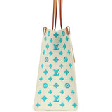 Louis Vuitton On The Go Miami GM Tote Light Beige Multi Jacquard Monogram Gold Hardware