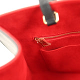 Louis Vuitton On The Go Fall In Love MM Tote Black, Red, Brown Monogram Gold Hardware