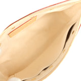 Louis Vuitton X Takashi Murakami Pochette Accessories White Multicolored Monogram Gold Hardware