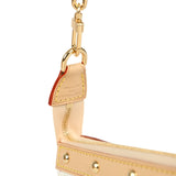 Louis Vuitton X Takashi Murakami Pochette Accessories White Multicolored Monogram Gold Hardware