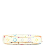 Louis Vuitton X Takashi Murakami Pochette Accessories White Multicolored Monogram Gold Hardware