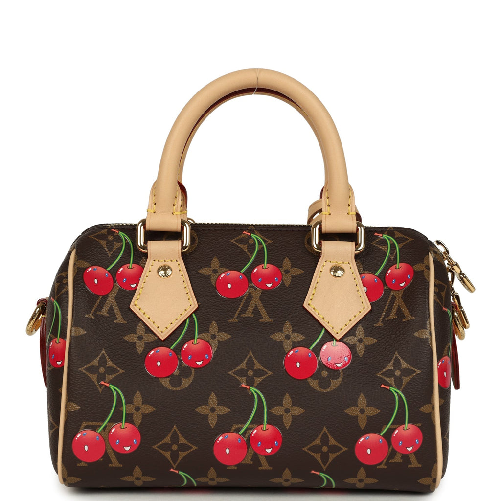 Louis Vuitton X Takashi Murakami Cerises Speedy Bandouliere 20 Bag