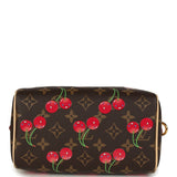 Louis Vuitton X Takashi Murakami Cerises Speedy Bandouliere 20 Bag Brown Cherry Monogram Gold Hardware - Thumbnail View 7