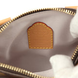 Louis Vuitton "Vivienne" Nano Speedy Bag Brown Monogram Snowy Pearl Gold Hardware