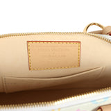 Louis Vuitton X Takashi Murakami Alma NM BB White Multicolored Monogram Gold Hardware