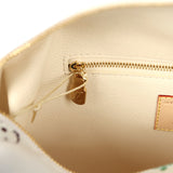 Louis Vuitton X Takashi Murakami Cosmetic Pouch GM White Multicolored Monogram Gold Hardware