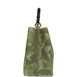 Louis Vuitton X Takashi Murakami "ArtyCapucines" Capucines XXL Khaki Washed Denim Aged Gold Hardware