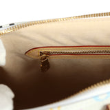 Louis Vuitton X Takashi Murakami Keepall Bandouliere 45 White Monogram Multicolored Gold Hardware