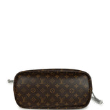 Louis Vuitton "57th Street NYC" Neverfull Inside Out MM Brown and Silver Monogram Silver Hardware