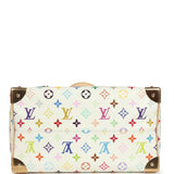 Louis Vuitton X Takashi Murakami Soft Speedy 30 White Multicolored Monogram Gold Hardware