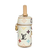 Louis Vuitton X Takashi Murakami Vanity Chain Pouch White Multicolor Monogram Gold Hardware