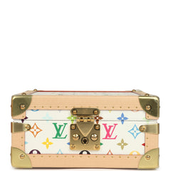 Louis Vuitton x Takashi Murakami Coffret Joaillerie White Monogram Multicolored Gold Hardware