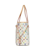 Louis Vuitton x Takashi Murakami Neverwoof MM White Multicolored Monogram Gold Hardware - Thumbnail View 3