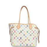 Louis Vuitton x Takashi Murakami Neverwoof MM White Multicolored Monogram Gold Hardware - Thumbnail View 5