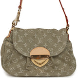 Louis Vuitton Sunset Bag Khaki Denim Monogram Gold Hardware - Thumbnail View 1