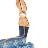 Louis Vuitton Cargo Pochette Accessories Blue Denim Monogram Gold Hardware - Thumbnail View 8
