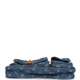 Louis Vuitton Cargo Pochette Accessories Blue Denim Monogram Gold Hardware - Thumbnail View 9