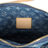 Louis Vuitton Cargo Pochette Accessories Blue Denim Monogram Gold Hardware - Thumbnail View 11