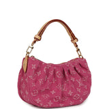 Louis Vuitton Valley Pochette Fuchsia Denim Monogram Gold Hardware - Thumbnail View 2