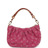 Louis Vuitton Valley Pochette Fuchsia Denim Monogram Gold Hardware - Thumbnail View 4