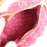 Louis Vuitton Valley Pochette Fuchsia Denim Monogram Gold Hardware - Thumbnail View 8