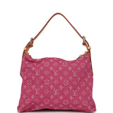 Louis Vuitton Baggy NM Fuchsia Denim Monogram Gold Hardware - Thumbnail View 4