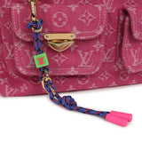 Louis Vuitton Baggy NM Fuchsia Denim Monogram Gold Hardware - Thumbnail View 7