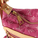 Louis Vuitton Baggy NM Fuchsia Denim Monogram Gold Hardware - Thumbnail View 8