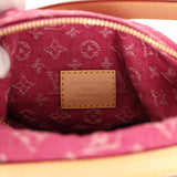 Louis Vuitton Baggy NM Fuchsia Denim Monogram Gold Hardware - Thumbnail View 10
