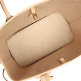 Louis Vuitton Neverwoof MM Blue Denim Monogram Gold Hardware - Thumbnail View 8