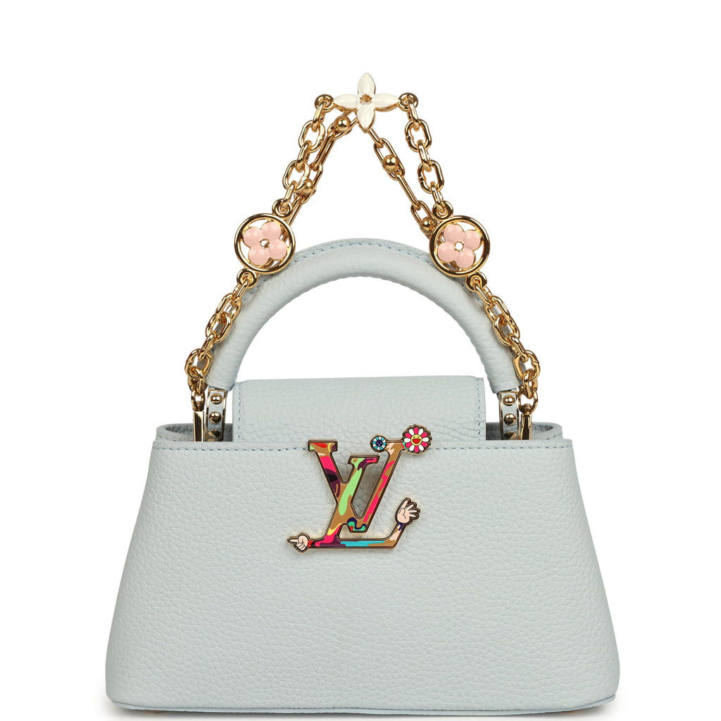 Louis Vuitton X Takashi Murakami Mini East-West Capucines Olympe Blue