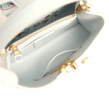 Louis Vuitton X Takashi Murakami Mini East-West Capucines Olympe Blue Taurillon Gold Hardware - Thumbnail View 14