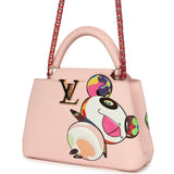 Louis Vuitton X Takashi Murakami Panda Capucines BB Opal Pink Taurillon Leather Gold Hardware - Thumbnail View 5