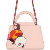 Louis Vuitton X Takashi Murakami Panda Capucines BB Opal Pink Taurillon Leather Gold Hardware - Thumbnail View 4
