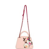 Louis Vuitton X Takashi Murakami Panda Capucines BB Opal Pink Taurillon Leather Gold Hardware - Thumbnail View 7