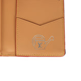 Louis Vuitton Pocket Organizer Blue Monogram Denim Floral Embroidery - Thumbnail View 7