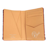 Louis Vuitton Pocket Organizer Blue Monogram Denim Floral Embroidery - Thumbnail View 9