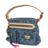 Louis Vuitton Baggy NM Blue Denim Monogram Gold Hardware - Thumbnail View 5