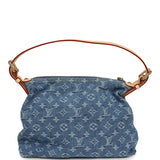 Louis Vuitton Baggy NM Blue Denim Monogram Gold Hardware - Thumbnail View 4