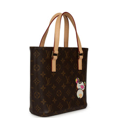Vintage Louis Vuitton X Takashi Murakami Vavin PM Brown Monogram Panda Gold Hardware
