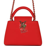Louis Vuitton X Takashi Murakami Cherry Capucines BB Red Taurillon Leather Gold Hardware - Thumbnail View 1