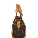 Louis Vuitton "Vivienne" Nano Speedy Bag Brown Monogram Snowy Pearl Gold Hardware - Thumbnail View 3