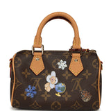 Louis Vuitton "Vivienne" Nano Speedy Bag Brown Monogram Snowy Pearl Gold Hardware - Thumbnail View 7