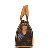 Louis Vuitton "Vivienne" Nano Speedy Bag Brown Monogram Snowy Pearl Gold Hardware - Thumbnail View 4