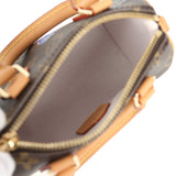 Louis Vuitton "Vivienne" Nano Speedy Bag Brown Monogram Snowy Pearl Gold Hardware - Thumbnail View 9