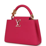 Pre-owned Louis Vuitton X Takashi Murakami Cherry Blossom Capucines BB Pink Taurillon Leather Gold Hardware - Thumbnail View 6