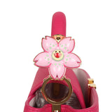 Pre-owned Louis Vuitton X Takashi Murakami Cherry Blossom Capucines BB Pink Taurillon Leather Gold Hardware - Thumbnail View 4